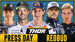 2024 RedBud Motocross  Press Day ft Sexton Tickle Nicoletti [upl. by Irabaj]