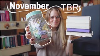 SUB GLAS sucht meinen TBR für November aus  TBR Prompts 11\24 Leseliste [upl. by Valina943]