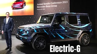 Electric G Class EQG at Mercedes Benz Press Conference [upl. by Lamahj]