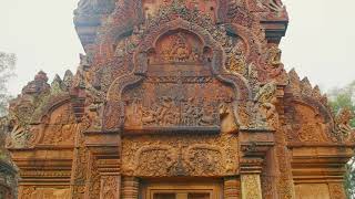 Banteay Srei Temple Cambodia 4K UHD [upl. by Centonze38]