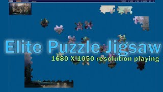 Elite Puzzle Jigsaw v14 Windows game 2002 [upl. by Smailliw80]