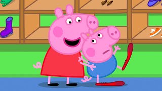 Peppa Pig Helps George Get Brand New Shoes 🐷 👞 Adventures With Peppa Pig [upl. by Avad210]