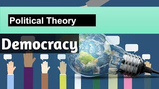 Political Theory  Concept of Democracy UG  PG  NET  Political Science [upl. by Adin]