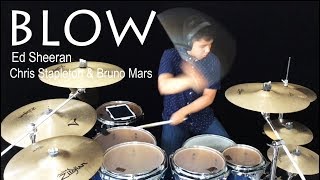 Ed Sheeran  BLOW with Chris Stapleton amp Bruno Mars  Drum cover [upl. by Apps]