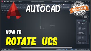 AutoCAD How To Rotate UCS [upl. by Accber]