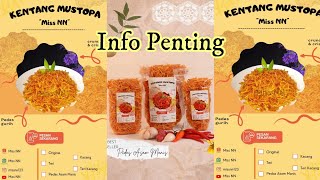 INFO HARGA KENTANG MUSTOFA MISS NN  BISA GRATIS ONGKIR JUGA [upl. by Annahs]