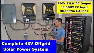 Complete 48V Offgrid Solar Power System [upl. by Papagena]