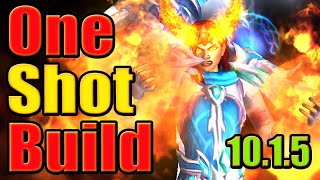 BEST FIRE MAGE BUILD  One Shot Burst Rotation Gear Stats 1015 Dragonflight World of Warcraft PvP [upl. by Bern593]