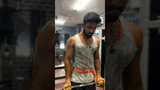 Day 40amp41 of BAJARANGABALI SANKALP  Pull and Shoulder workout andhrauniversity bodybuilding tfc [upl. by Tuttle]