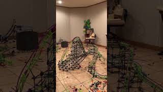 Wave rider a knex wooden roller coaster knex [upl. by Fawnia704]