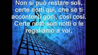 Certe Notti  Ligabue Lyrics [upl. by Emiatej]