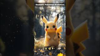 Realistic Pokemon Evolution  Pikachu  Dragonite pokemon pokemoncommunity shorts pikachu [upl. by Yelsnia]