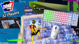 Redragon K552 ASMR Chill🤩Satisfying Gameplay Fortnite 240 FPS Smooth 4K [upl. by Nrublim]