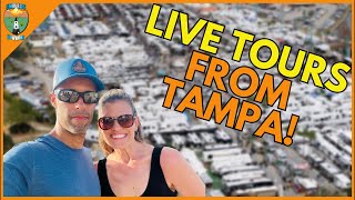 Tampa Florida RV SUPERSHOW Live RV Tours [upl. by Edorej]