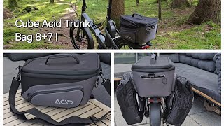 Cube Acid Trunk Bag 87 RILink for Cube bicycle ebike Cube fold 500 hybrid [upl. by Idnahk]