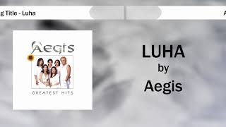 Aegis  Luha Lyric Video [upl. by Phyllida350]