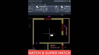 How to use Super Hatch in AutoCAD  AutoCAD Tutorial [upl. by Tisha]