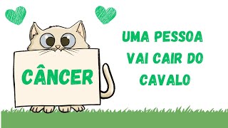 CÂNCER♋️UMA PESSOA VAI CAIR DO CAVALO SEXTAFEIRA signos cancertarot [upl. by Chadbourne]