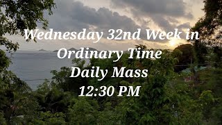 Wednesday 32nd Week Daily Mass [upl. by Akimik]