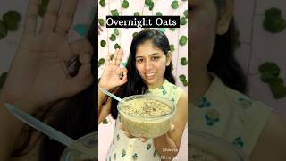 Overnight Oats Smoothie Recipe  High Protein shorts overnightoats oats shwetabiradar [upl. by Reklaw]