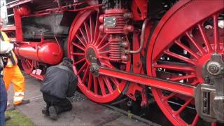 Eisenbahnmuseum Bochum Dahlhausen 40 jähr Jubiläum Teil 1  Entgleisung der 01 180 [upl. by Tufts709]