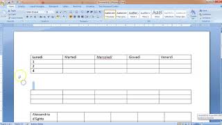 Guida al Word  Come inserire righe e colonne aggiuntive ad una tabella [upl. by Yorgerg]