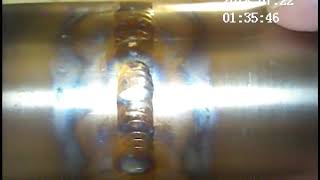 Pipe Camera VIPER Inspecting Welds in a 16quot Pipe [upl. by Chin]