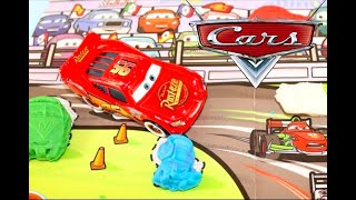 Disney Cars COLOR CHANGERS with McQueen Ramone DJ Chick Hicks [upl. by Johnath]