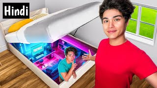 I Built a SECRET Room Youd Never Find  Stokes Twins Hindi  Stokes Twins Video In Hindi [upl. by Oberheim]