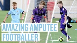 AMAZING AMPUTEE FOOTBALLER  Jamies Inspiring Story [upl. by Toffey]