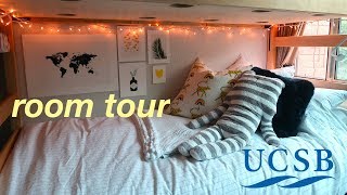 💫 college dorm tour UCSB 💫 [upl. by Retsub]