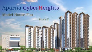 Aparna CyberHeightsBlockC Model House Flat 3BHK  Osman Nagar Tellapur  Best Gated Community [upl. by Lorrie]