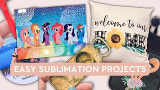 5 Sublimation Project Ideas for Beginners [upl. by Quennie]