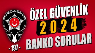 Özel Güvenlik 2024 Sınav Soruları  Özel Güvenlik Sınav Soruları [upl. by Aneda]