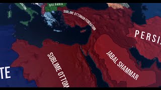 HOI4KaiserreichSublime Ottoman Federation Timelapse [upl. by Elita]