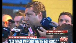 C5N  FUTBOL RIQUELME VUELVE A BOCA [upl. by Lina]