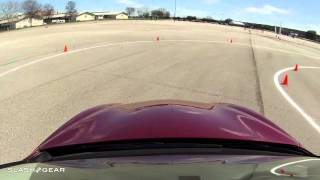 Infiniti Q50 Red Sport 400 Autocross [upl. by Jablon]