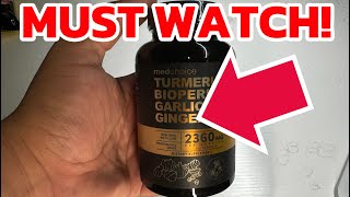 MEDCHOICE 4in1 Turmeric and Garlic Supplements with Bioperine 2360 mg My Honest Review [upl. by Ede191]