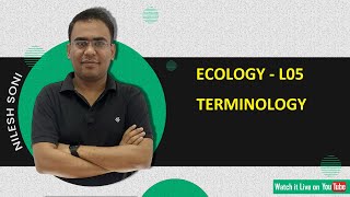 Ecads Ecotype Hapbitat Home Range etc Ecology Terminology L05 By NILESH SONI [upl. by Notkcorb]