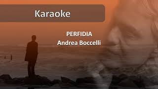 Karaoke Perfidia  Andrea Boccelli [upl. by Dearr985]