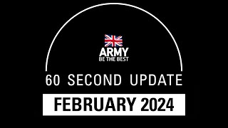 Februarys 60 Second Update British Army [upl. by Candice996]