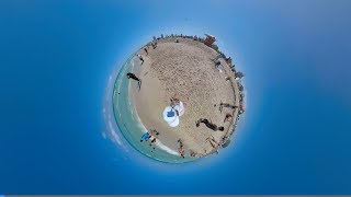 Walking Miami Beach 360 Degree GoPro Fusion [upl. by Auburn]