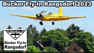 Bücker FlyIn Rangsdorf 2023  Saab 91D Safir  DEHPT [upl. by Reiser]