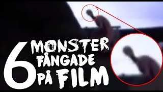 6 Monster Fångade på Film [upl. by Augustine]