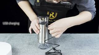 Royaltop portable electric coffee grinder with USB rechargeable function [upl. by Ahsiad559]