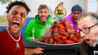 REACTING TO YOUTUBERS CONTROL WHAT THE SIDEMEN EAT FOR 24 HOURS [upl. by Attikin]