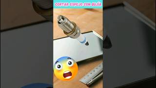 Cómo usar una BUJÍA para cortar VIDRIO o ESPEJO este lifeHack te volará la 🤯 [upl. by Ecaroh]