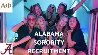 SORORITY RECRUITMENT AT UNIVERSITY OF ALABAMA  from the other side [upl. by Ayekan]