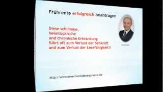 Erwerbsminderungsrente Antrag Video Was ist eine „MakulaDegenerationquot SehSchwäche [upl. by Francesca]