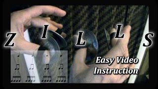 How to play a basic Zill pattern  for Belly Dancers [upl. by Mora]